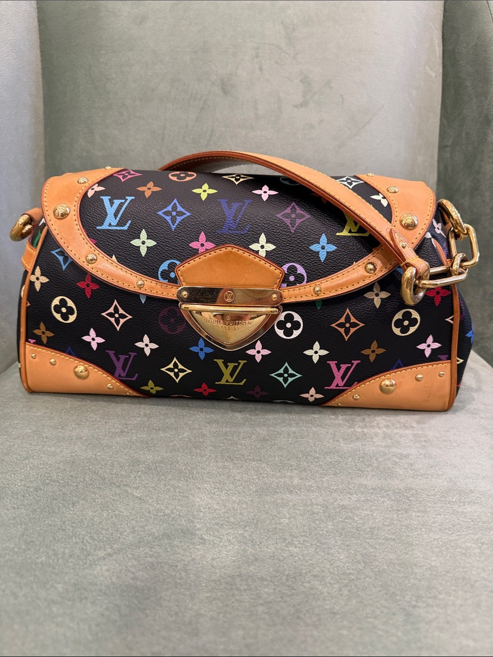 Authentic Louis Vuitton Multicolore Noir Beverly